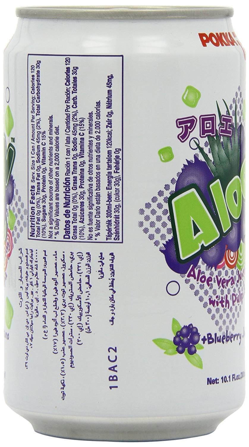 Pokka Aloe V Blueberry And Aloe Vera Juice, 300ml - Image 3