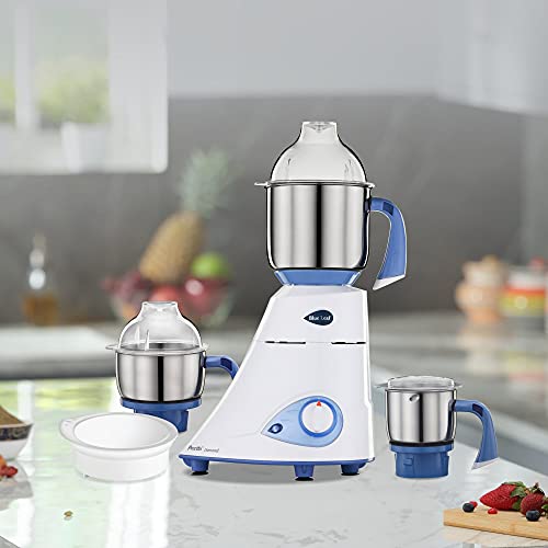 Preethi Blue Leaf Diamond MG-214 mixer grinder 750 watt (Blue/White), 3 jars & Flexi Lid, FBT motor with 2yr Guarantee & Lifelong Free Service - Image 4