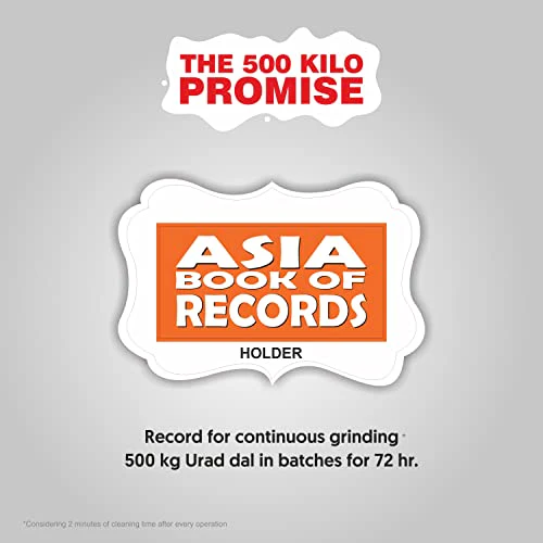 Preethi Plastic Galaxy Mg225 Mixer Grinder, 750 Watt, Pink, 3 Jars, Vega W5 Motor with 5Yr Warranty & Lifelong Free Service, 750 Watt - Image 4