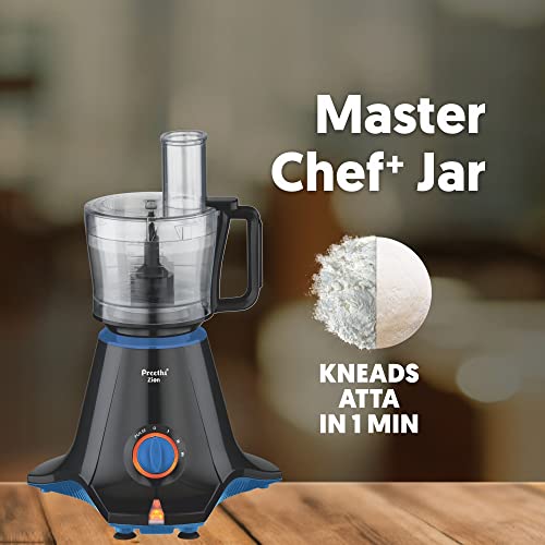 Preethi Zion MG-227 mixer grinder 750 watt Black, 4 jars - master chef food processor jar and flexi lid, Vega W5 motor with 2yr Guarantee & Lifelong Free Service, Standard - Image 10
